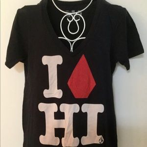Volcom Hawaii V-neck Shirt made in USA❤️